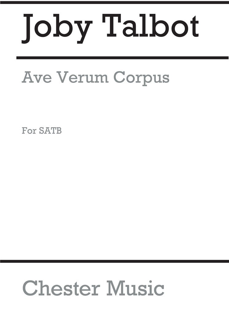 Ave Verum Corpus (SATB/Orchestra)